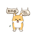 【台湾語＆日本語】看板犬（個別スタンプ：33）