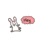 Happy Rabbit by L.C.（個別スタンプ：2）