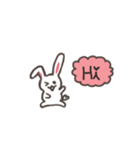 Happy Rabbit by L.C.（個別スタンプ：3）