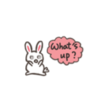 Happy Rabbit by L.C.（個別スタンプ：4）