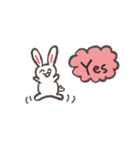 Happy Rabbit by L.C.（個別スタンプ：16）