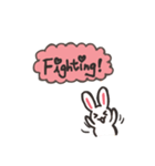 Happy Rabbit by L.C.（個別スタンプ：24）