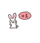 Happy Rabbit by L.C.（個別スタンプ：35）