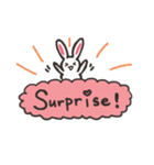 Happy Rabbit by L.C.（個別スタンプ：40）