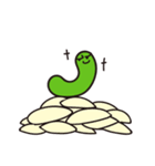 お元気なイモムシスタンプ（個別スタンプ：37）