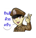 Thai Police with the brave heart（個別スタンプ：4）