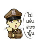 Thai Police with the brave heart（個別スタンプ：20）