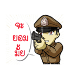 Thai Police with the brave heart（個別スタンプ：22）