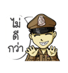 Thai Police with the brave heart（個別スタンプ：34）