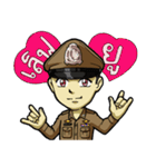 Thai Police with the brave heart（個別スタンプ：38）