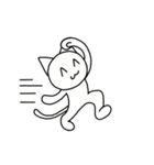 とりあえず猫で（個別スタンプ：1）