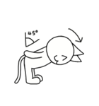 とりあえず猫で（個別スタンプ：8）