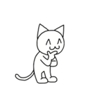 とりあえず猫で（個別スタンプ：14）