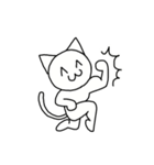 とりあえず猫で（個別スタンプ：21）