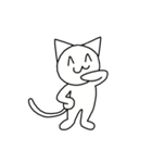 とりあえず猫で（個別スタンプ：24）