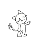 とりあえず猫で（個別スタンプ：25）
