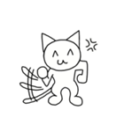 とりあえず猫で（個別スタンプ：30）