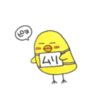 ヒヨコとニワトリのメッセージスタンプ（個別スタンプ：7）