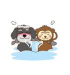 トイプーときどきシュナ〜春夏のお出かけ編（個別スタンプ：12）