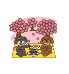 トイプーときどきシュナ〜春夏のお出かけ編（個別スタンプ：28）