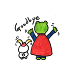 謎のケロケロマンと耳ラビ2（個別スタンプ：32）