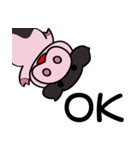 black piggy DADA（個別スタンプ：2）