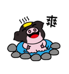 black piggy DADA（個別スタンプ：15）