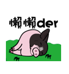 black piggy DADA（個別スタンプ：21）