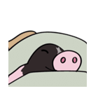 black piggy DADA（個別スタンプ：28）