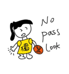 Crazy Basketball Girl（個別スタンプ：19）