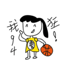 Crazy Basketball Girl（個別スタンプ：22）