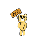 くまゆげくん（個別スタンプ：1）