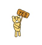 くまゆげくん（個別スタンプ：2）