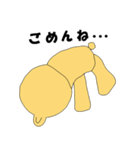 くまゆげくん（個別スタンプ：14）