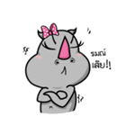 Happy Rhino（個別スタンプ：28）