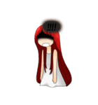 Girl redhead（個別スタンプ：1）