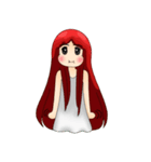 Girl redhead（個別スタンプ：13）