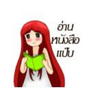 Girl redhead（個別スタンプ：19）