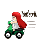 Girl redhead（個別スタンプ：32）