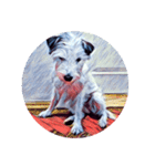 Lazy Days with Moneypenny The Dog（個別スタンプ：1）