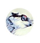 Lazy Days with Moneypenny The Dog（個別スタンプ：7）