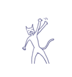 Cat of a square face（個別スタンプ：3）