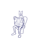 Cat of a square face（個別スタンプ：10）