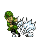 anger Sergeant-I+II No text for Earth（個別スタンプ：4）