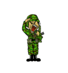 anger Sergeant-I+II No text for Earth（個別スタンプ：7）