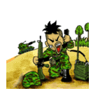 anger Sergeant-I+II No text for Earth（個別スタンプ：10）