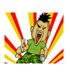 anger Sergeant-I+II No text for Earth（個別スタンプ：11）