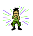 anger Sergeant-I+II No text for Earth（個別スタンプ：14）