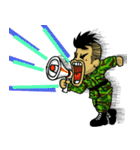 anger Sergeant-I+II No text for Earth（個別スタンプ：15）