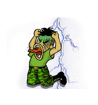anger Sergeant-I+II No text for Earth（個別スタンプ：18）